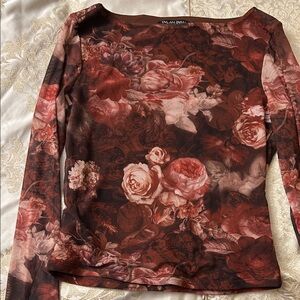 Floral Long Sleeve Top by